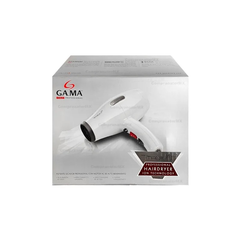 Secadora Cabello Titanio Profesional Compacta Motor Ac Viaje