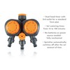 Double Head Mechanical Sprinkler Timer - 3 water outlets in