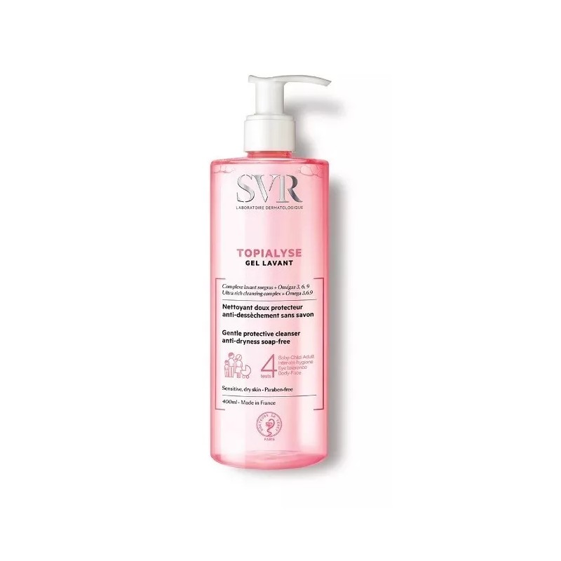 Svr Topialyse Gel Lavant 400ml Gel Limpiador Piel Seca/atóp