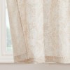 Lazzzy Kitchen Curtains Tier Curtains Linen Curtains Farmhouse Floral Taupe