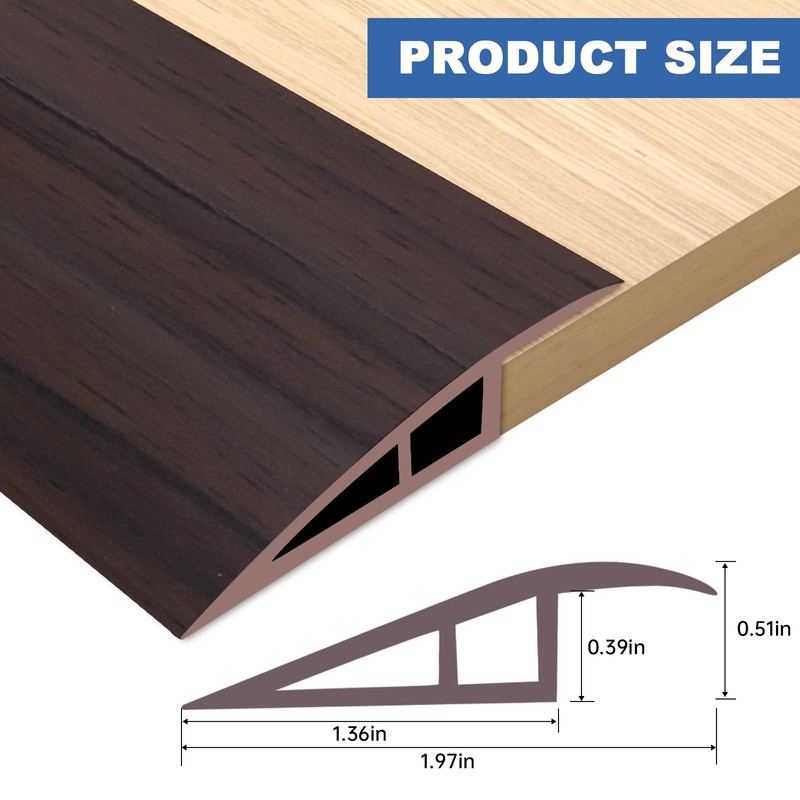 Vinyl Door Threshold Flooring Transition Strip Self Adhesive Carpet Edging