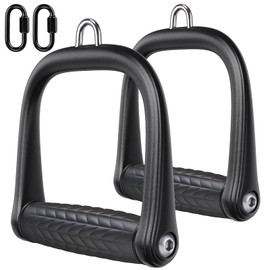 BeneLabel D Handle for Cable Machines - Heavy-Duty Aluminum Grip with Non-Slip Surface - Enhance Your Workout with 360° Swivel Handle