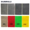 SUBRILLI Diamond Sandpaper Hook and Loop Abrasive Paper Sheets for