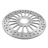 POPSTORE 11.5 Inch Polished Rear Brake Rotor Disk Compatible with