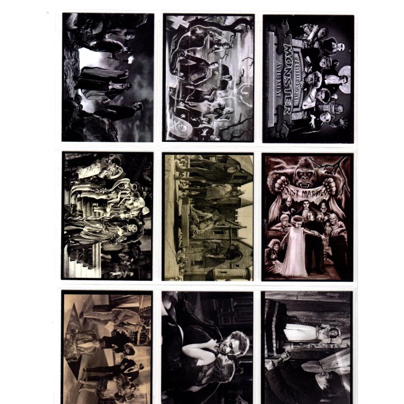 UNIVERSAL MONSTERS SET CUSTOM TRADING CARD 90 CARDS SET