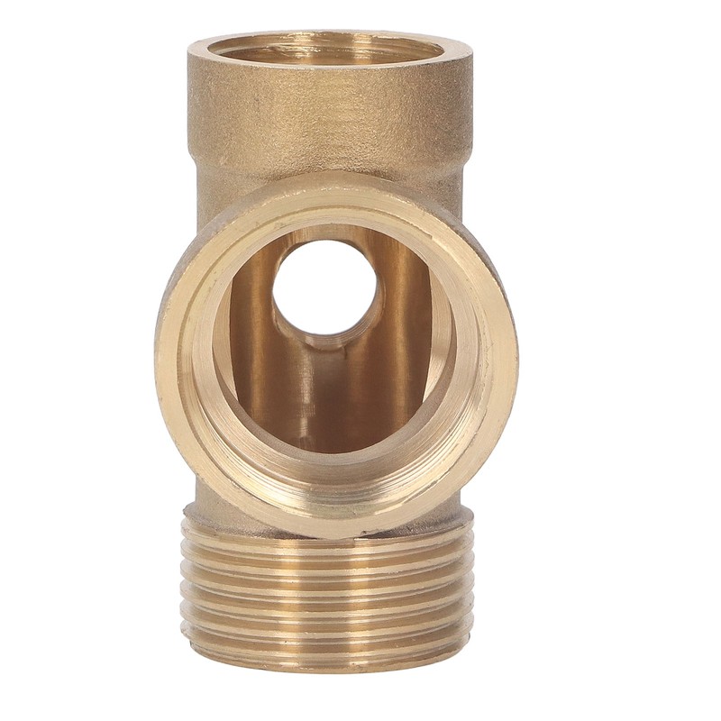 4 Ways Water Hose Splitter Brass G1in Pipe Adapter Connector