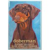 Doberman Fridge Magnet