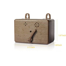 Anti Barking Device for Dogs, Sonic Bark Deterrents, 50 FT Ultrasonic Dog Barking Control Device, 4 Modes Bark Box (Brown) for Small Medium and Large Dogs, Outdoor, Indoor (1)