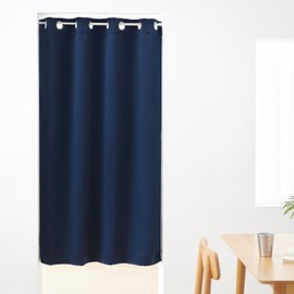 Kumori Room Divider Curtain, 99.99% Light Insulation, Thermal Insulated Noren, Noren, Grommet, Blindfold, Tension Rod, Door Curtain, Solid, Thick, Thermal, Soundproofing, Heat Insulation, Energy