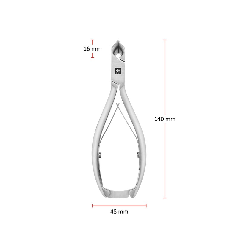 ZWILLING Nagelzange Kopfschneider (für feste Nägel und Nagelecken, ergonomische Griffe,