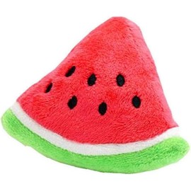 WaigN Red Pet Toy Chew Squeaker Squeaky Plush Cotton Triangle Ball Watermelon Sound Toys Puppies Small Dogs Useful and Deft, Dog Squeak Toys, Tiny Puppy Toys