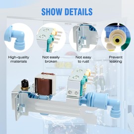 Water Inlet Valve 242252702 for Frigidaire Refrigerators - Replacement for Ice Maker & Water Dispenser, Compatible with Kenmore, Electrolux, Gibson & More - Refrigerator Parts