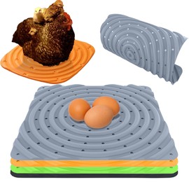XUBX 4 Pieces Chicken Nesting Box Liners, 33 cm Chicken Nesting Box, Reusable Nesting Mats, Chicken Coop Accessories for Protecting Chicken Coop and Eggs