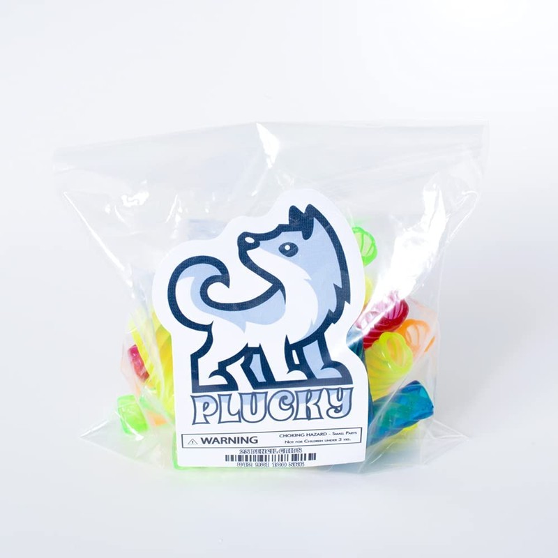 Plucky Pencil Grips, Assorted Pack of 5 Colors (25-Count)