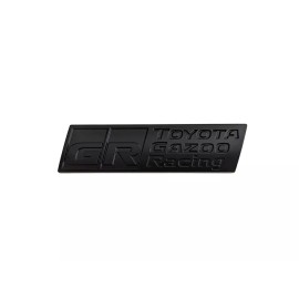 GR Toyota GR Gazoo Racing Matte Black Emblem Decal Badge Sticker Nameplate 3D