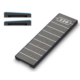 MPOWER FASTTRACK - 2.5 Degree Angled Diamond Sharpening Stone - Preparation (220Grit) - Accessory to FASTTRACK Mk2 Chisel Sharpener & FASTTRACK Knife Sharpener