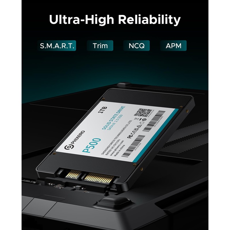 PHIXERO SSD P500-1TB-BL-BP-US extensión de la garantía