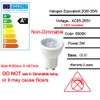 ukzboss MR11 GU10 35mm Mini LED 3W 120V Non-Dimmable Spotlight