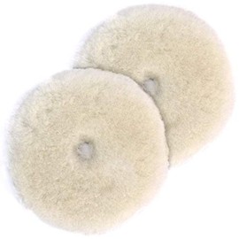 Brestol Lambskin Polishing Disc, Set of 2, 150 mm, Velcro Polishing Cover, Polishing Pad, Polishing Sponge, Lamb Polishing Disc, Lambskin Polishing Pad, Lambskin Polishing Pad Lambskin Cover