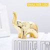 JIMBON A Pair Gold Elephant Statue Home Decor,Modern Style Figurines,Sculpture