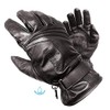Olympia 180 Monsoon Classic Motorcycle Gloves (Black, Large)