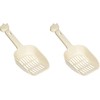 Richell Corol Cat Toilet Scoop, Small Beige x 2 Pieces