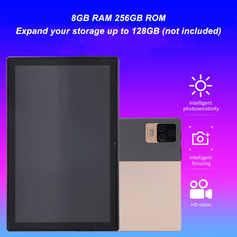 10 Inch Tablet 8 Core CPU 8GB RAM 256GB ROM