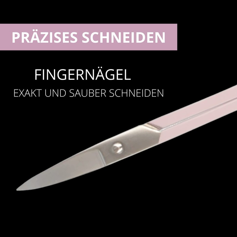 PARSA Beauty LOV.U Nail Scissors (Pink) - Nail Cutter for