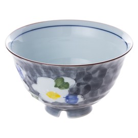 Arita Ware Ichinzan Tea Flower Mizukiri Rice Bowl (Large)