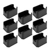 laffoonparts 8Pcs Sugar Packet Holders, Black Acrylic Plastic Sugar Bag