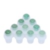 Furnido 10 Pack Natural Crystal Stones Roller Balls for Essential