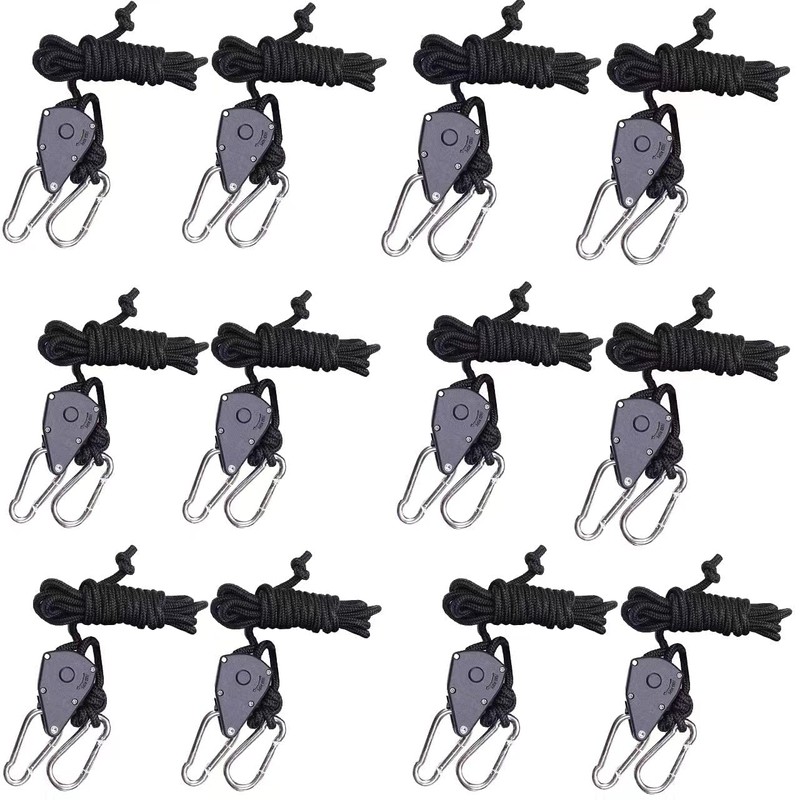 Green Hut 6 Pair of 1/8 inch Adjustable Rope Hanger