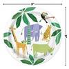 Animal Safari Round Dinner Plates (22cm) - Bold & Vibrant
