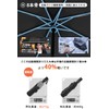 HINOKAZE Men's Folding Umbrella, One-Touch, Automatic Open/Close, Memory Shape, 3