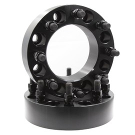 Wheel Accessories Parts 2 Pcs Wheel Spacers 8 on 170mm 2.00" Thick 14mm 1.50 Thread Stud 124.9mm Hub Fits 2003+ Ford F250 F350 Super Duty Single Rear Wheel | 03-05 Dually Rear Wheel Vehicles F&R