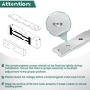 FERUERW Access Control Outswinging 600lb Electromagnetic Door Lock Kit System,