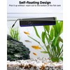 AQQA Magnetic Aquarium Fish Tank Glass Cleaner, Dual-Blades Algae Scraper