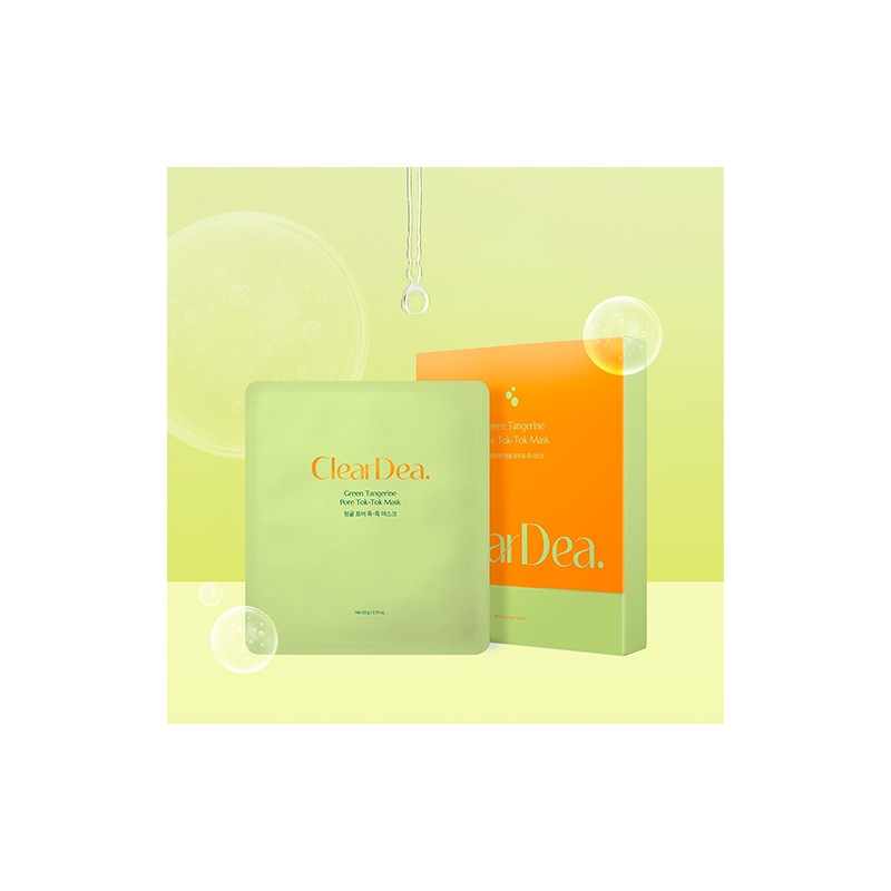 ClearDea. [ClearDea.]Green Tangerine Pore Tok-Tok Mask (4ea)