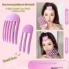 2pcs/Set Fluffy Bangs Hair Shaping Comb for Lazy Person to