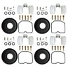BenTsD Compatible with 4 Pack Carburetor Repair Kit Diaphragm Float