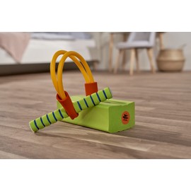Simba 107306087 Pogo Jumper, Extra Soft Jumping Platform, Jumping, Bouncing, Stilts, Garden Toy, Outdoor, with Squeaker, 40-90 cm, from 3 Years