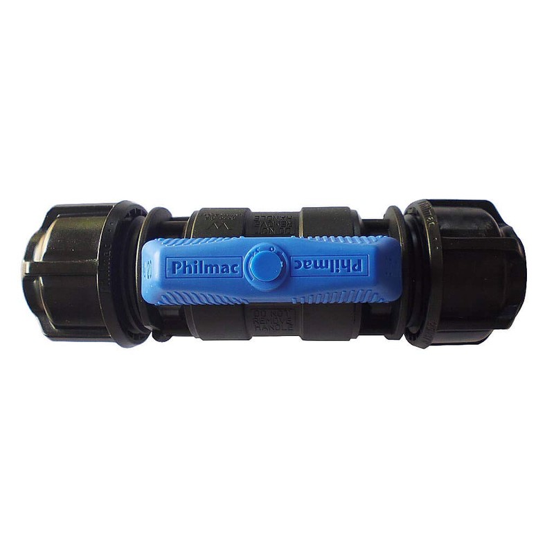Philmac Metric/Imperial Ball Valve POL x POL 25MM / 3/4"