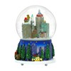 Musical New York City Christmas Snow Globe Rockefeller Center Skyline