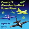 Creativity for Kids Stunt Squadron Glow-in-The-Dark Foam Fliers - Create
