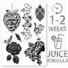 AWAKEN Temporary Fake Tattoos Juice Tattoo Semi Permanent Stickers Waterproof