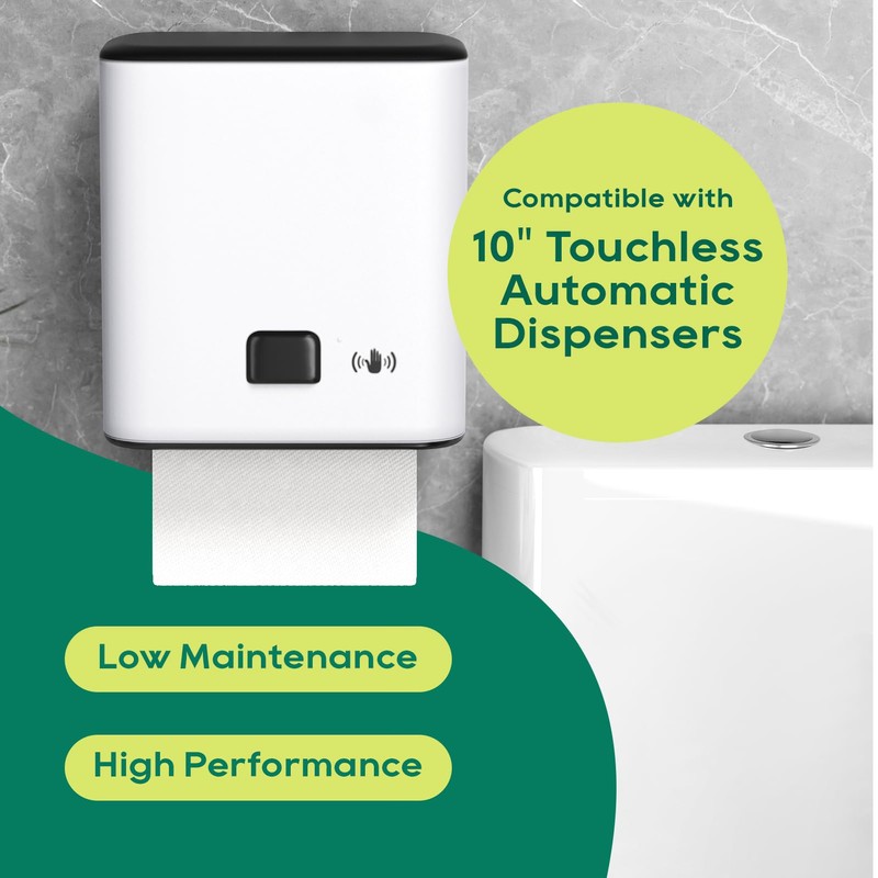 ECOLipak TAD Paper Towels 10 x 800 White, 6 Roll