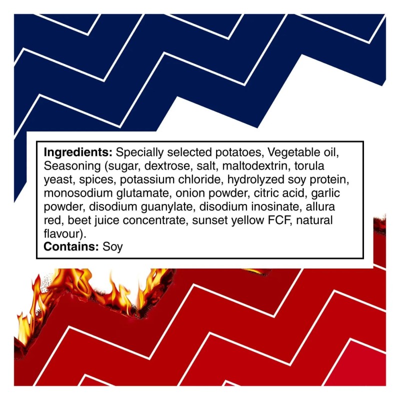 PepsiCo Lay's Ruffles Flamin' Hot Bar-B-Q Chips, 190g/6.7 oz.