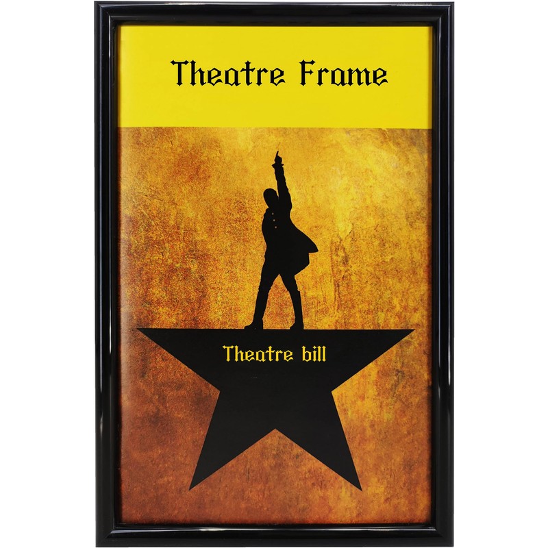 SparklyHome 8 Pack, Black Theatre Frame, Theatre Bill Frame, Holds