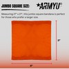 ARMYU Solid Color Jumbo Military Bandana (27" x 27"), Solid