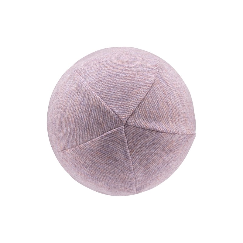 Sterntaler Girls' Beanie Stripes without, Pastel Purple